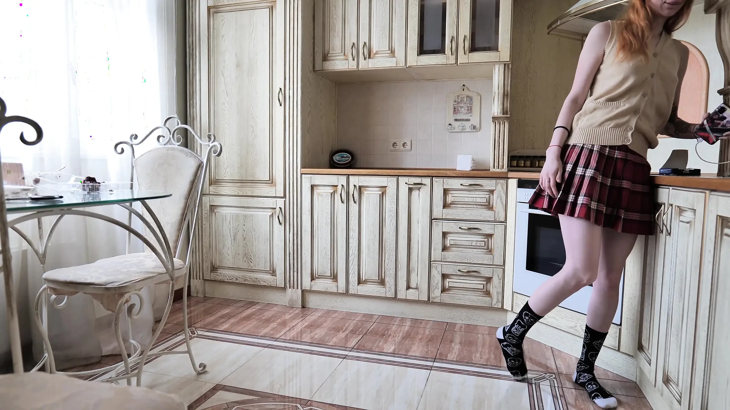 Nekokimiko in the Kitchens Blowjob